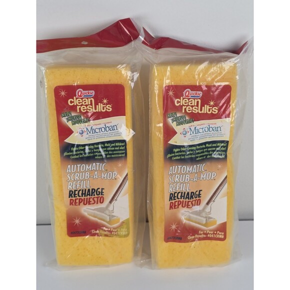 Other - Quickie Clean Results Automatic Sponge Mop Refill #0442CR #045CR NOS SEALED